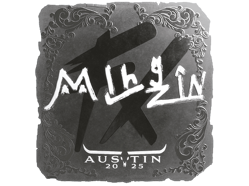Sticker | mlhzin (Foil) | Austin 2025 image