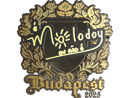 Sticker | molodoy (Gold) | Budapest 2025 image