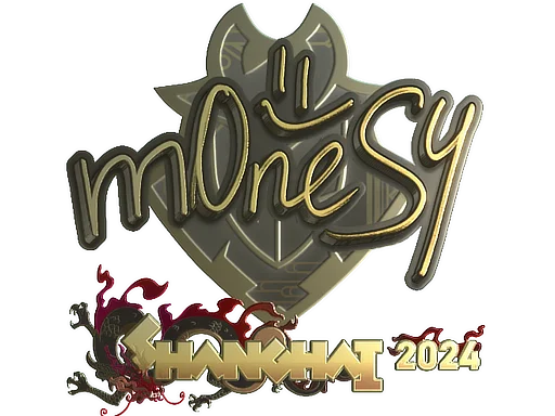 Sticker | m0NESY (Gold) | Shanghai 2024 image
