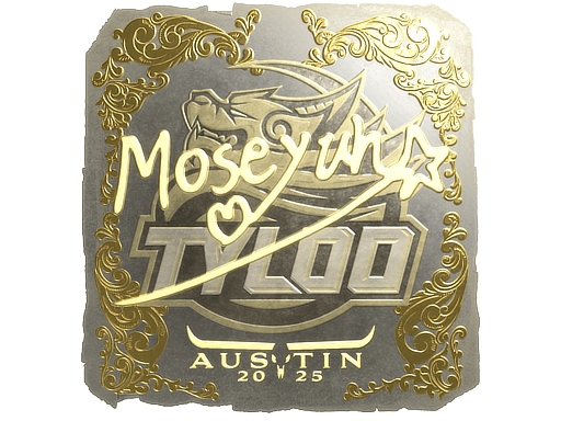 Sticker | Moseyuh (Gold) | Austin 2025 image