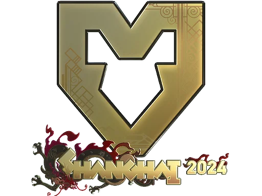 Sticker | MOUZ (Gold) | Shanghai 2024 image
