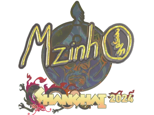 Sticker | mzinho (Holo) | Shanghai 2024 image