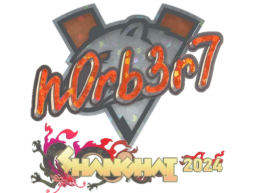 Sticker | n0rb3r7 (Glitter) | Shanghai 2024 image