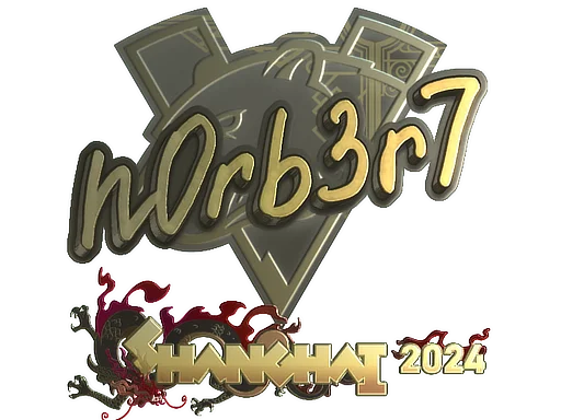 Sticker | n0rb3r7 (Gold) | Shanghai 2024 image