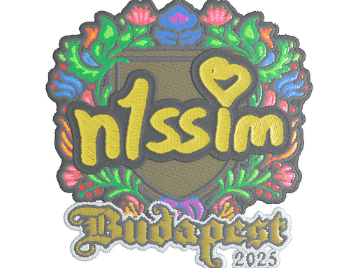 Sticker | n1ssim (Embroidered) | Budapest 2025 image