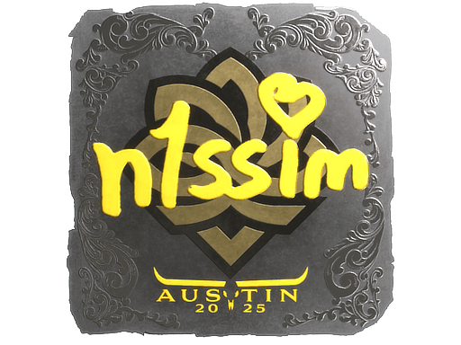 Sticker | n1ssim (Foil) | Austin 2025 image