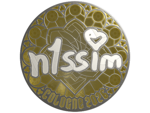 Sticker | n1ssim (Foil) | Cologne 2026 image