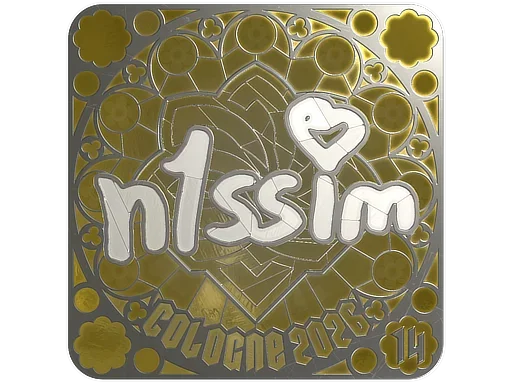Sticker | n1ssim (Foil, Ranked) | Cologne 2026 image