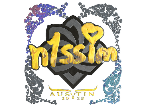 Sticker | n1ssim (Holo) | Austin 2025 image