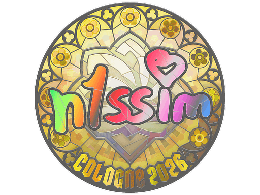 Sticker | n1ssim (Holo) | Cologne 2026 image