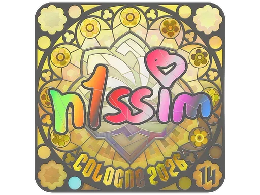 Sticker | n1ssim (Holo, Ranked) | Cologne 2026 image