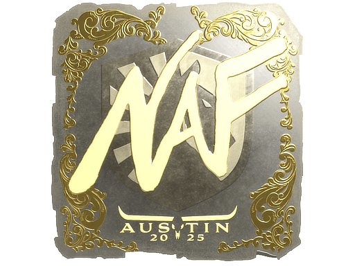 Sticker | NAF (Gold) | Austin 2025 image