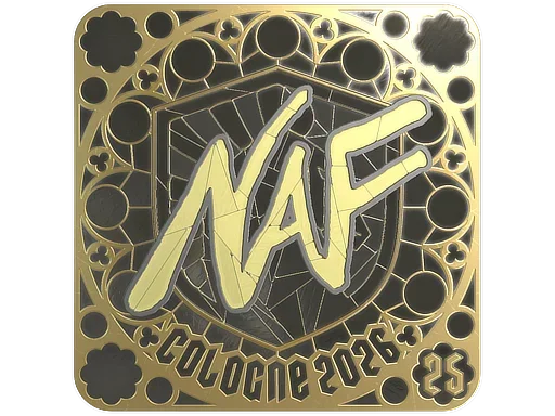 Sticker | NAF (Gold, Ranked) | Cologne 2026 image