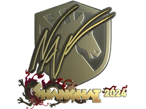 Sticker | NAF (Gold) | Shanghai 2024 image