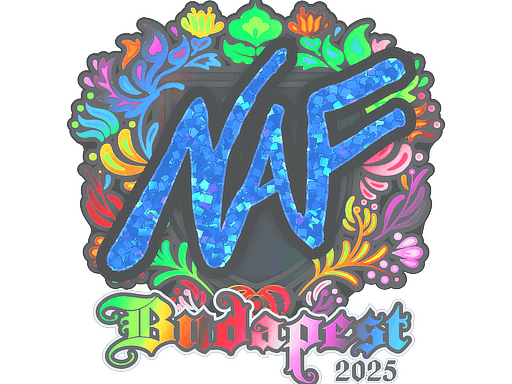 Sticker | NAF (Holo) | Budapest 2025 image