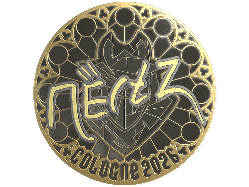Sticker | NertZ (Gold) | Cologne 2026 image