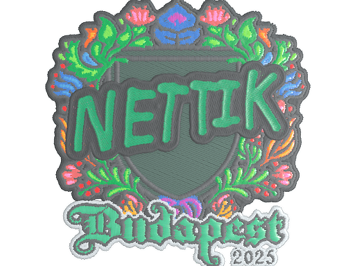 Sticker | nettik (Embroidered) | Budapest 2025 image