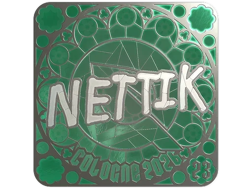 Sticker | nettik (Foil, Ranked) | Cologne 2026 image