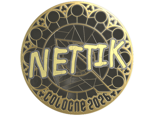 Sticker | nettik (Gold) | Cologne 2026 image