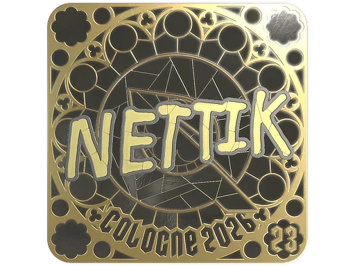 Sticker | nettik (Gold, Ranked) | Cologne 2026 image