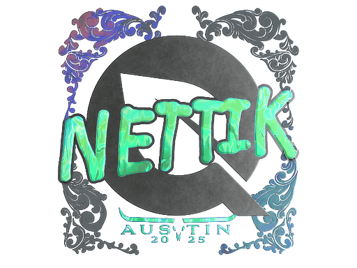 Sticker | nettik (Holo) | Austin 2025 image