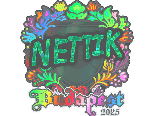 Sticker | nettik (Holo) | Budapest 2025 image