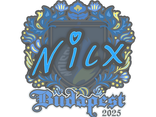 Sticker | nicx | Budapest 2025 image
