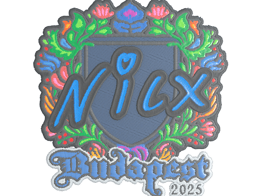Sticker | nicx (Embroidered) | Budapest 2025 image