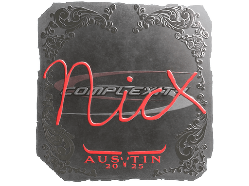 Sticker | nicx (Foil) | Austin 2025 image
