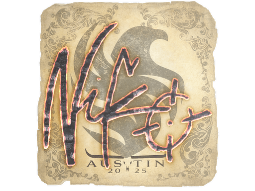 Sticker | NiKo | Austin 2025 image