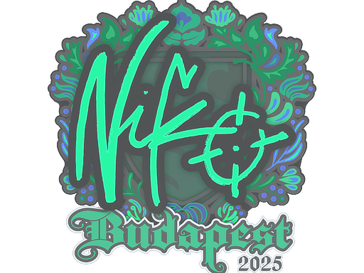 Sticker | NiKo | Budapest 2025 image