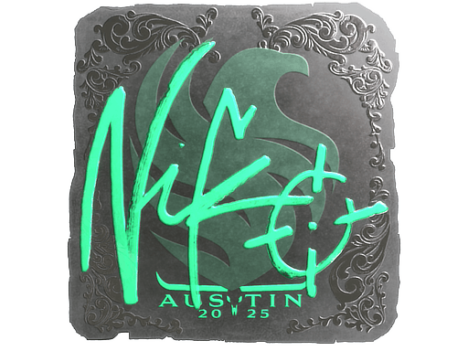 Sticker | NiKo (Foil) | Austin 2025 image