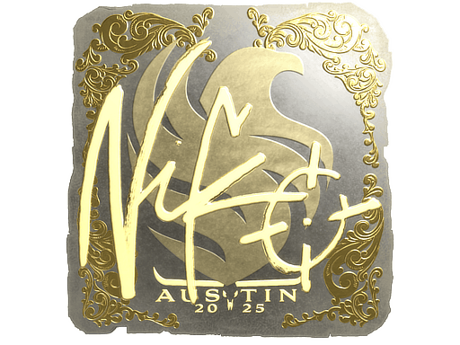 Sticker | NiKo (Gold) | Austin 2025 image