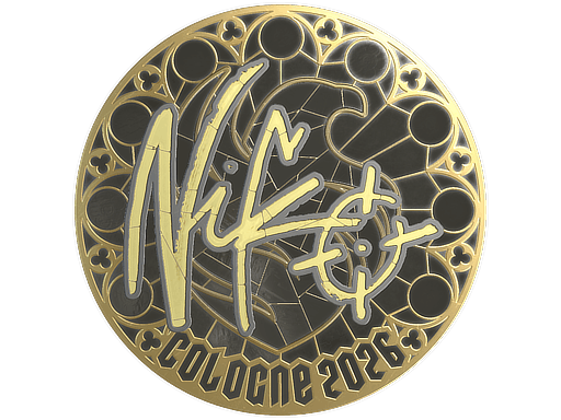 Sticker | NiKo (Gold) | Cologne 2026 image