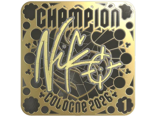 Sticker | NiKo (Gold, Ranked) | Cologne 2026 image