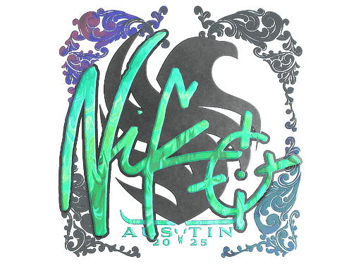 Sticker | NiKo (Holo) | Austin 2025 image