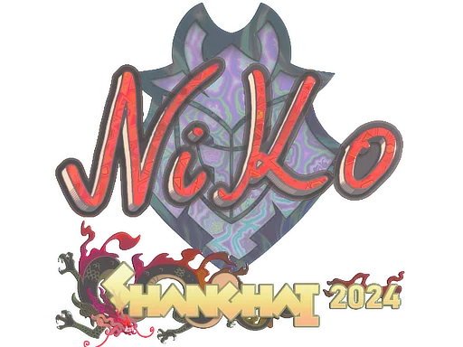 Sticker | NiKo (Holo) | Shanghai 2024 image