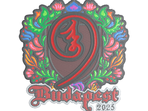 Sticker | nin9 (Embroidered) | Budapest 2025 image