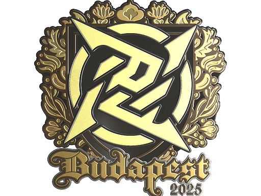 Sticker | Ninjas in Pyjamas (Gold) | Budapest 2025 image