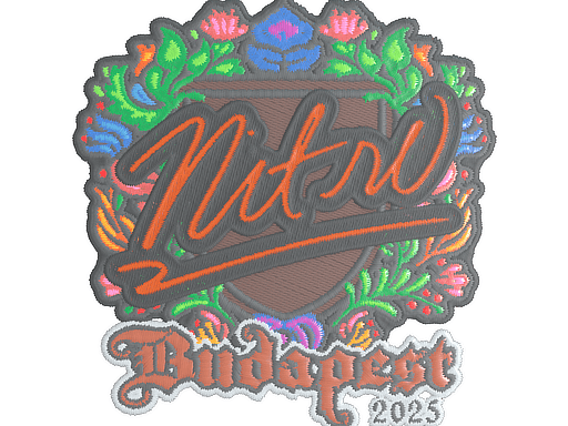 Sticker | nitr0 (Embroidered) | Budapest 2025 image