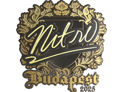 Sticker | nitr0 (Gold) | Budapest 2025 image