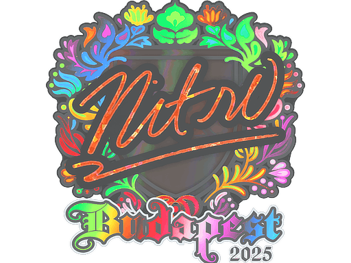 Sticker | nitr0 (Holo) | Budapest 2025 image