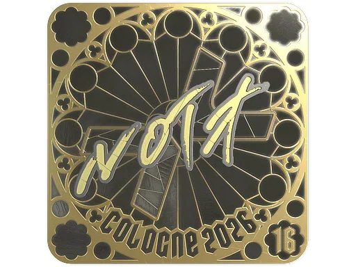 Sticker | nota (Gold, Ranked) | Cologne 2026 image