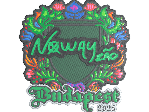 Sticker | noway (Embroidered) | Budapest 2025 image