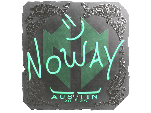 Sticker | noway (Foil) | Austin 2025 image