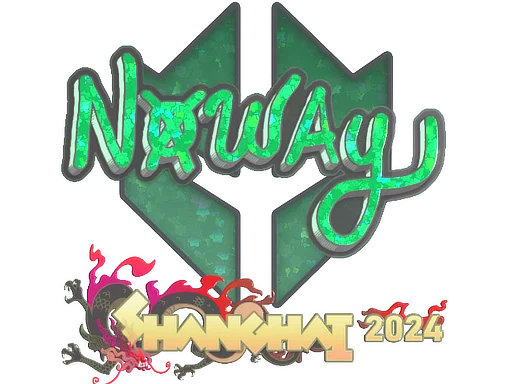 Sticker | noway (Glitter) | Shanghai 2024 image