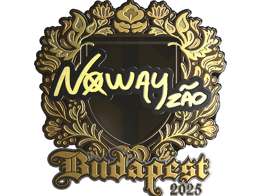 Sticker | noway (Gold) | Budapest 2025 image