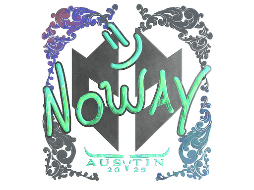 Sticker | noway (Holo) | Austin 2025 image