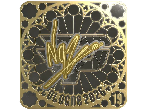 Sticker | NQZ (Gold, Ranked) | Cologne 2026 image
