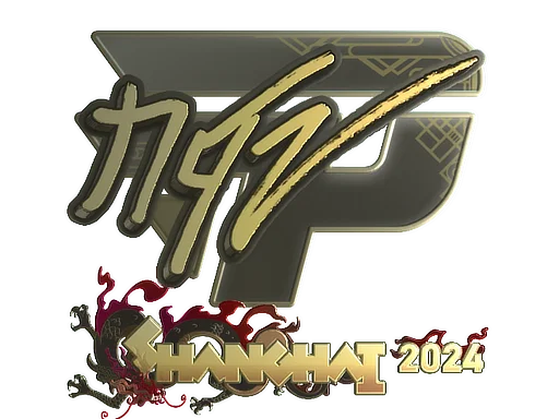 Sticker | NQZ (Gold) | Shanghai 2024 image